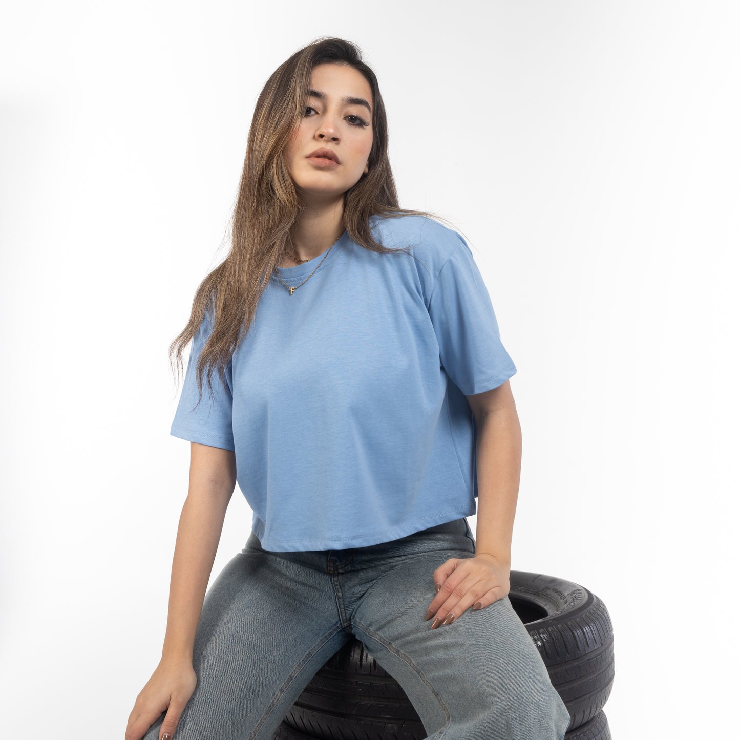 Cropped Oversized T-Shirt