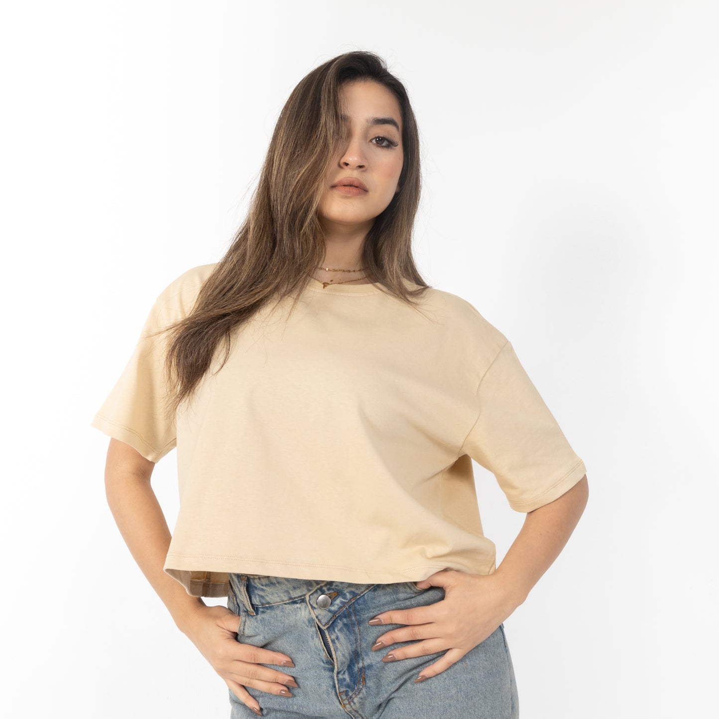 Cropped Oversized T-Shirt