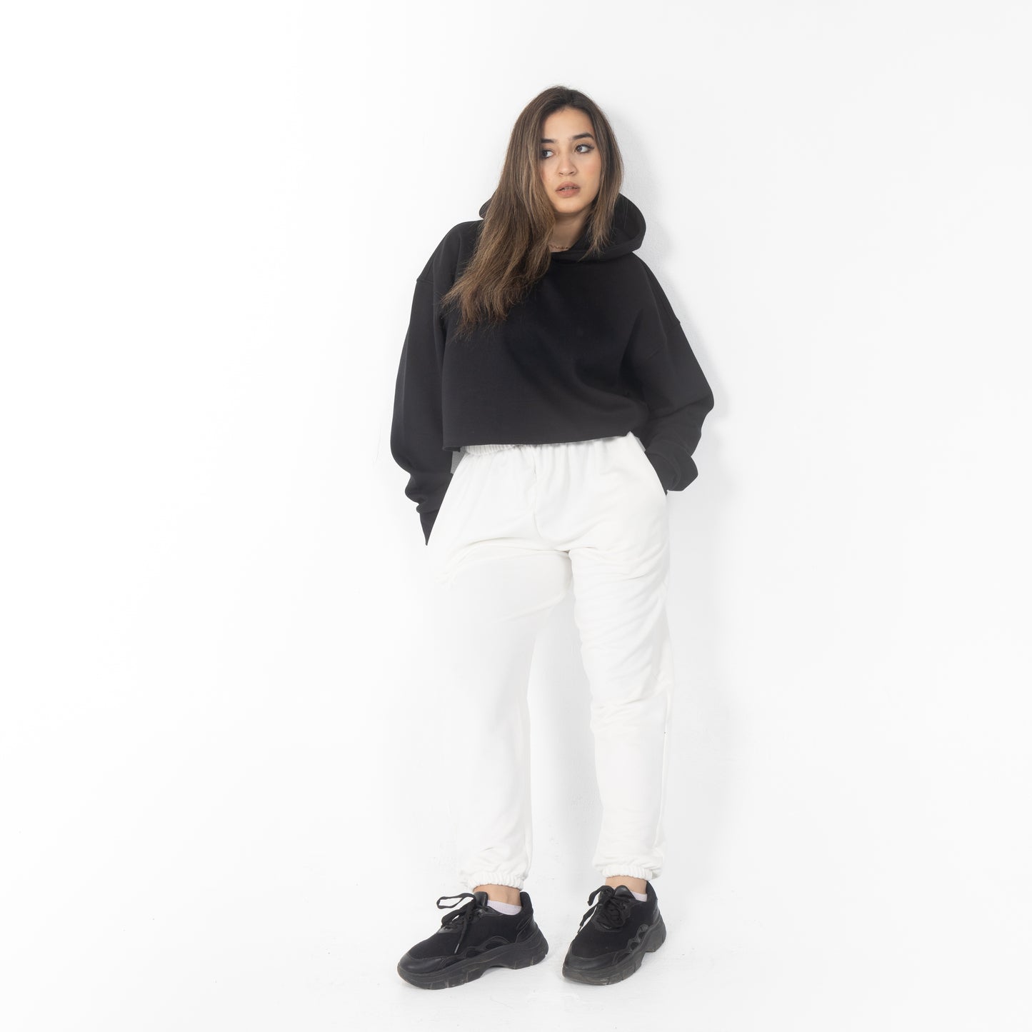 Cropped Oversize Hoodie